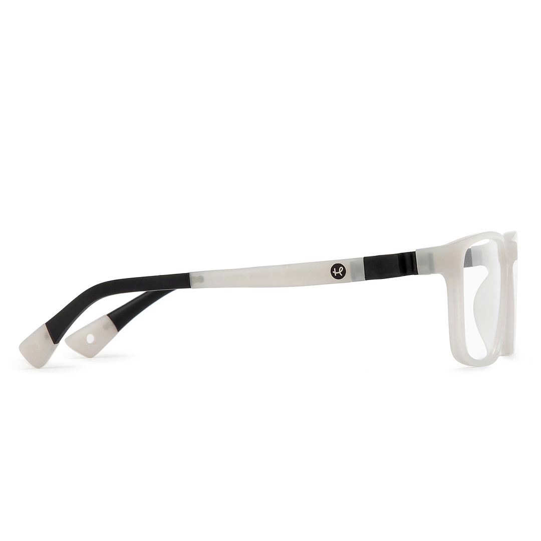 Hooper Online White Full Rim Rectangle left side