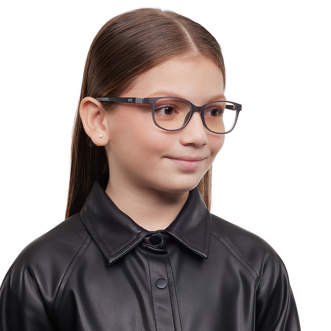 Hooper Gray Transparent Full Rim Rectangle right side