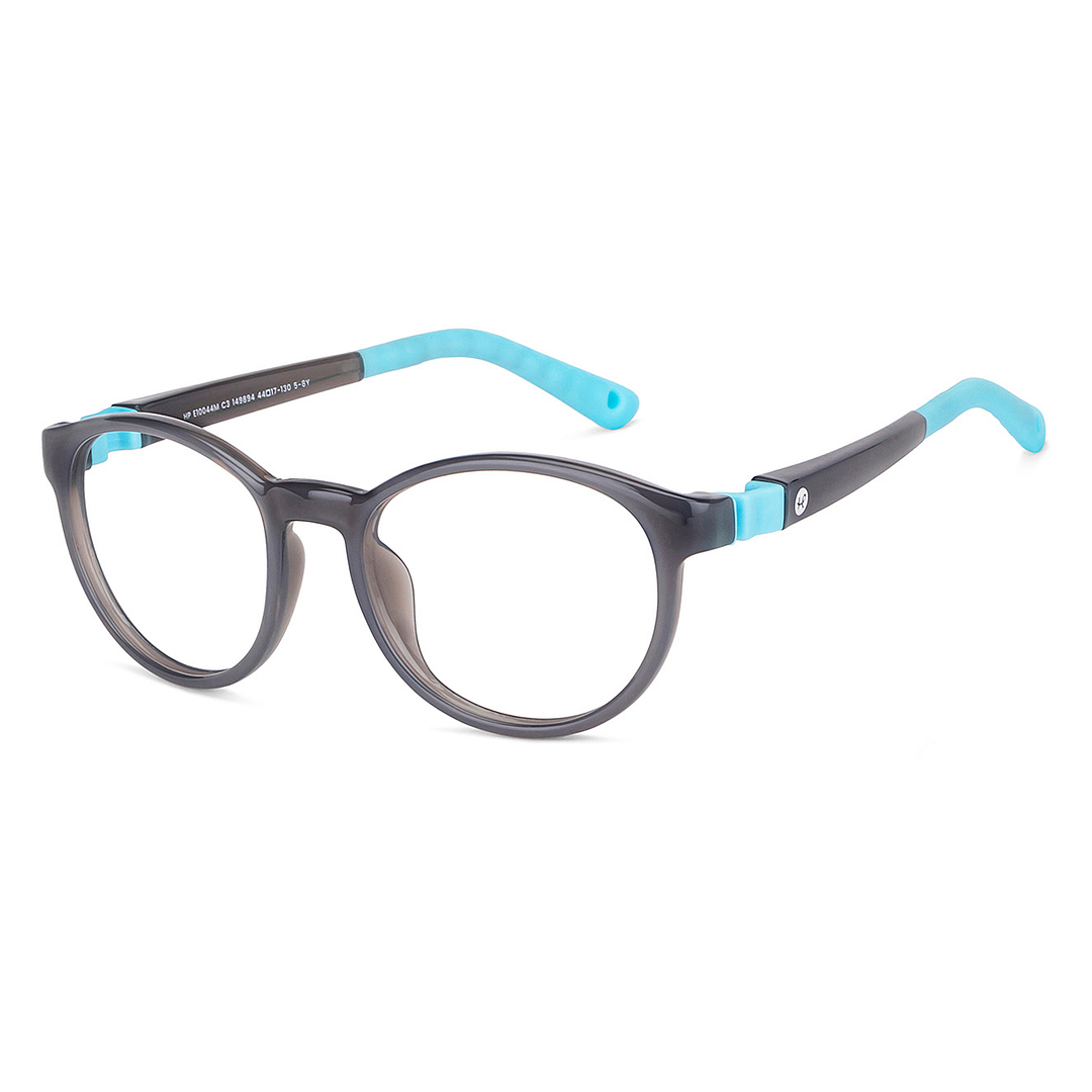 Hooper Online Gray Transparent Full Rim Round right side