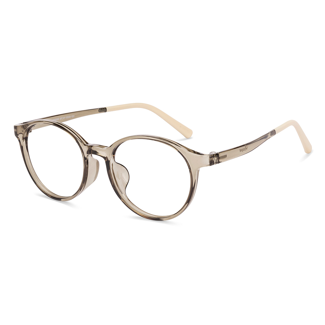 Hooper Light Brown Full Rim Round right side