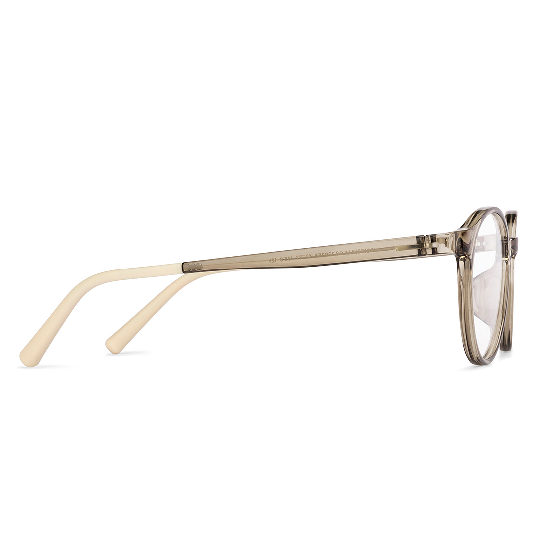 Hooper Light Brown Full Rim Round left side