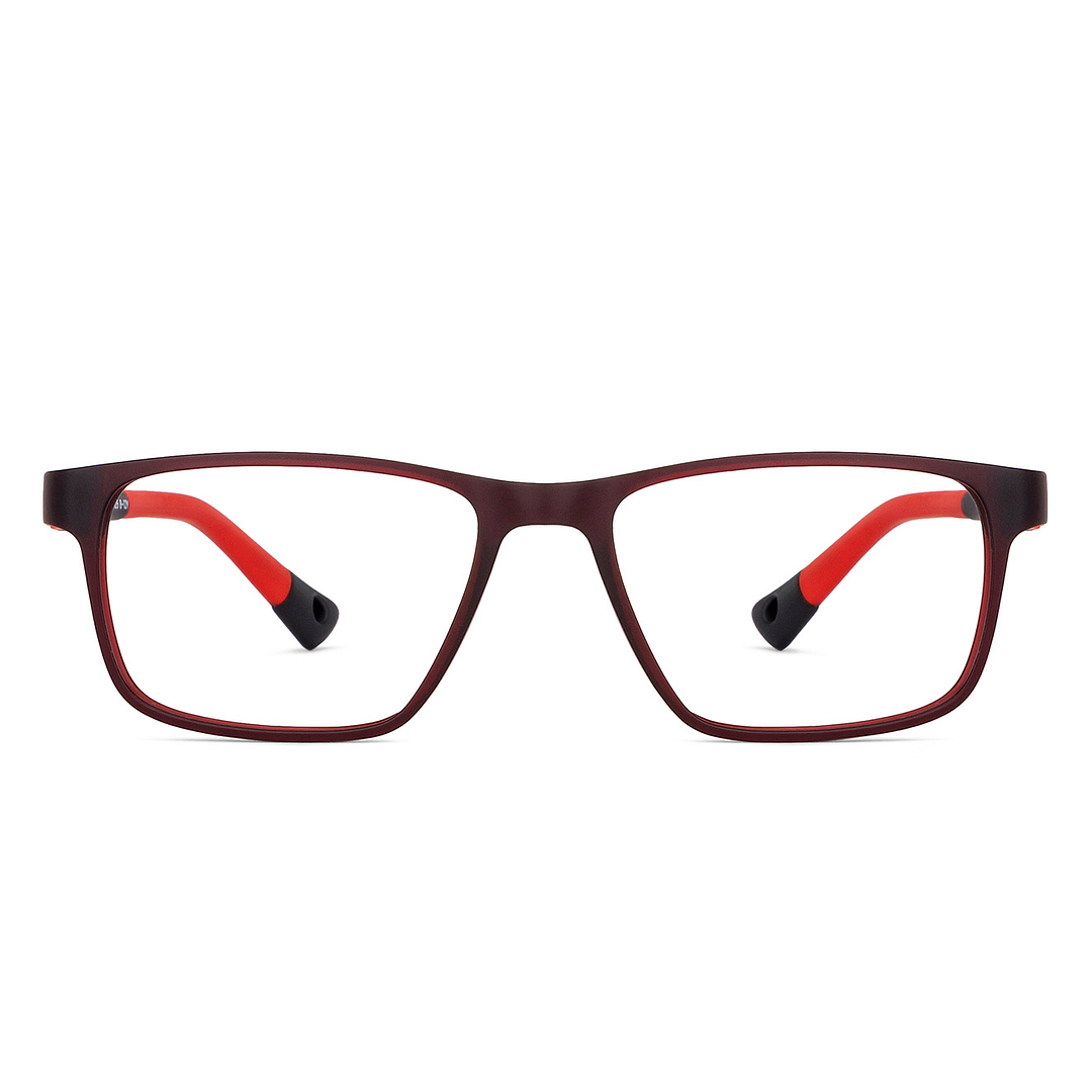 Hooper Online Red Full Rim Rectangle right side