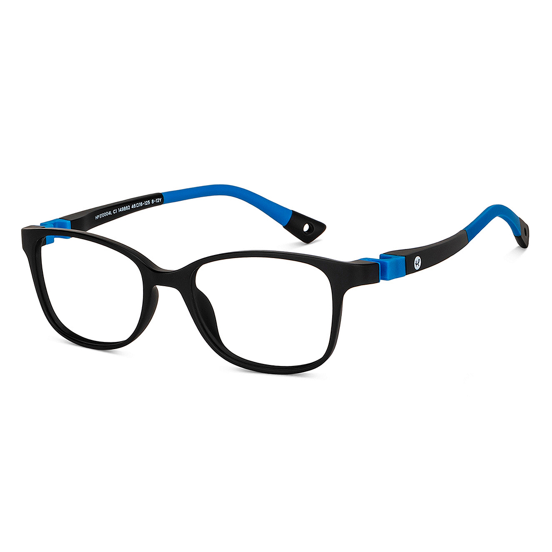 Hooper Black Full Rim Rectangle left side