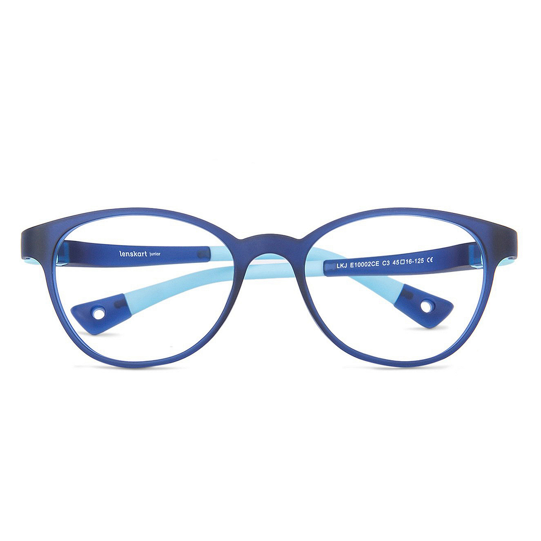 Hooper Online Blue Transparent Full Rim Round right side