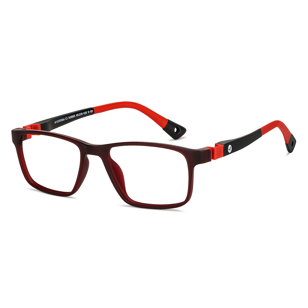 Hooper Online Red Full Rim Rectangle right side