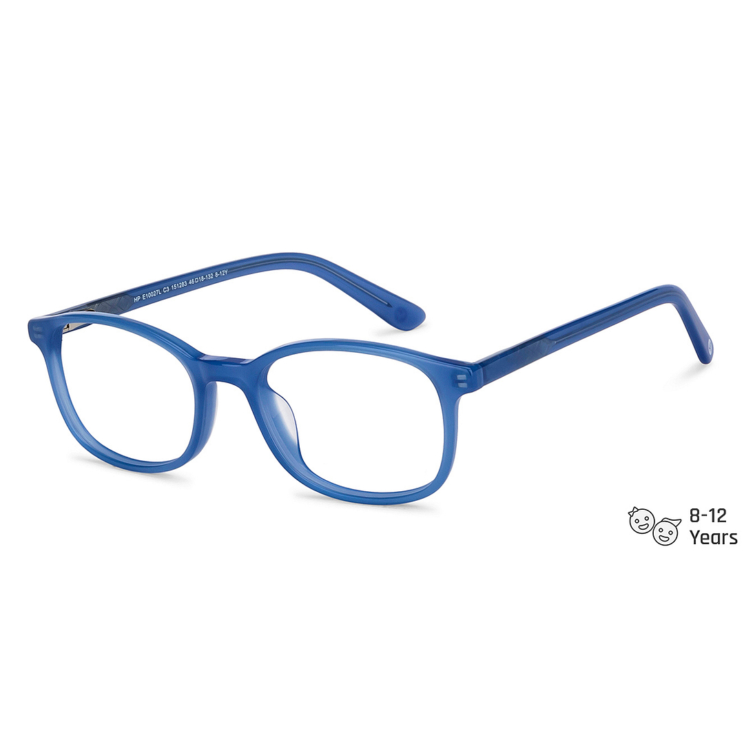 Hooper Online Navy Blue Full Rim Rectangle right side