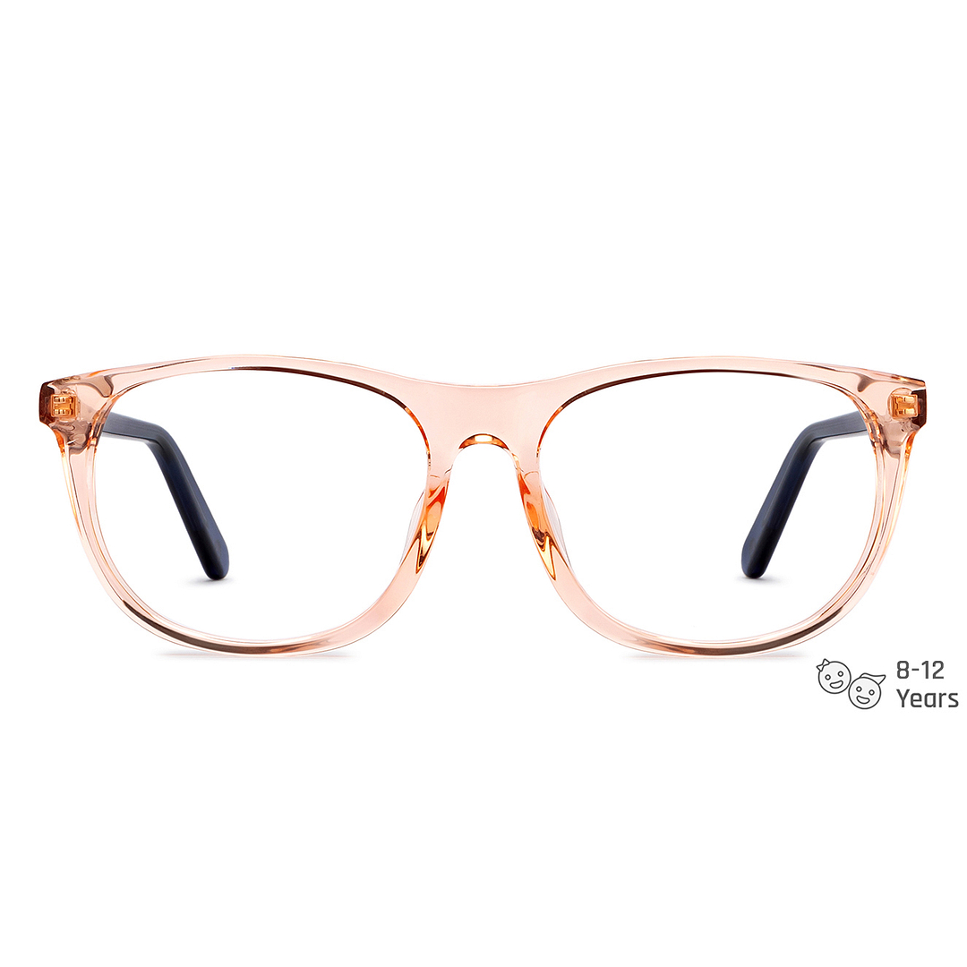 Hooper Online Orange Transparent Full Rim Rectangle right side