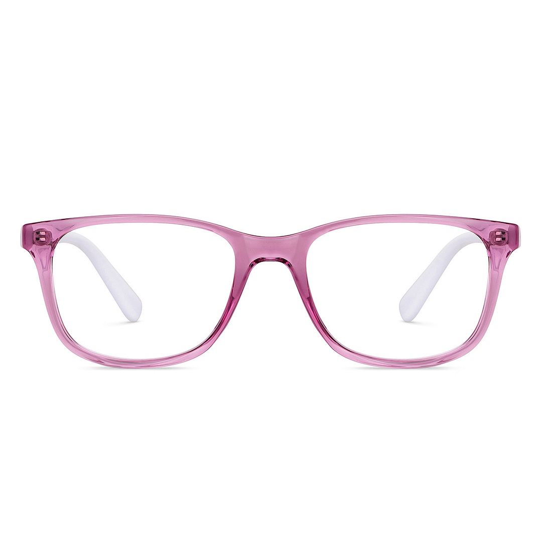 Hooper Online Pink Transparent Full Rim Rectangle left side