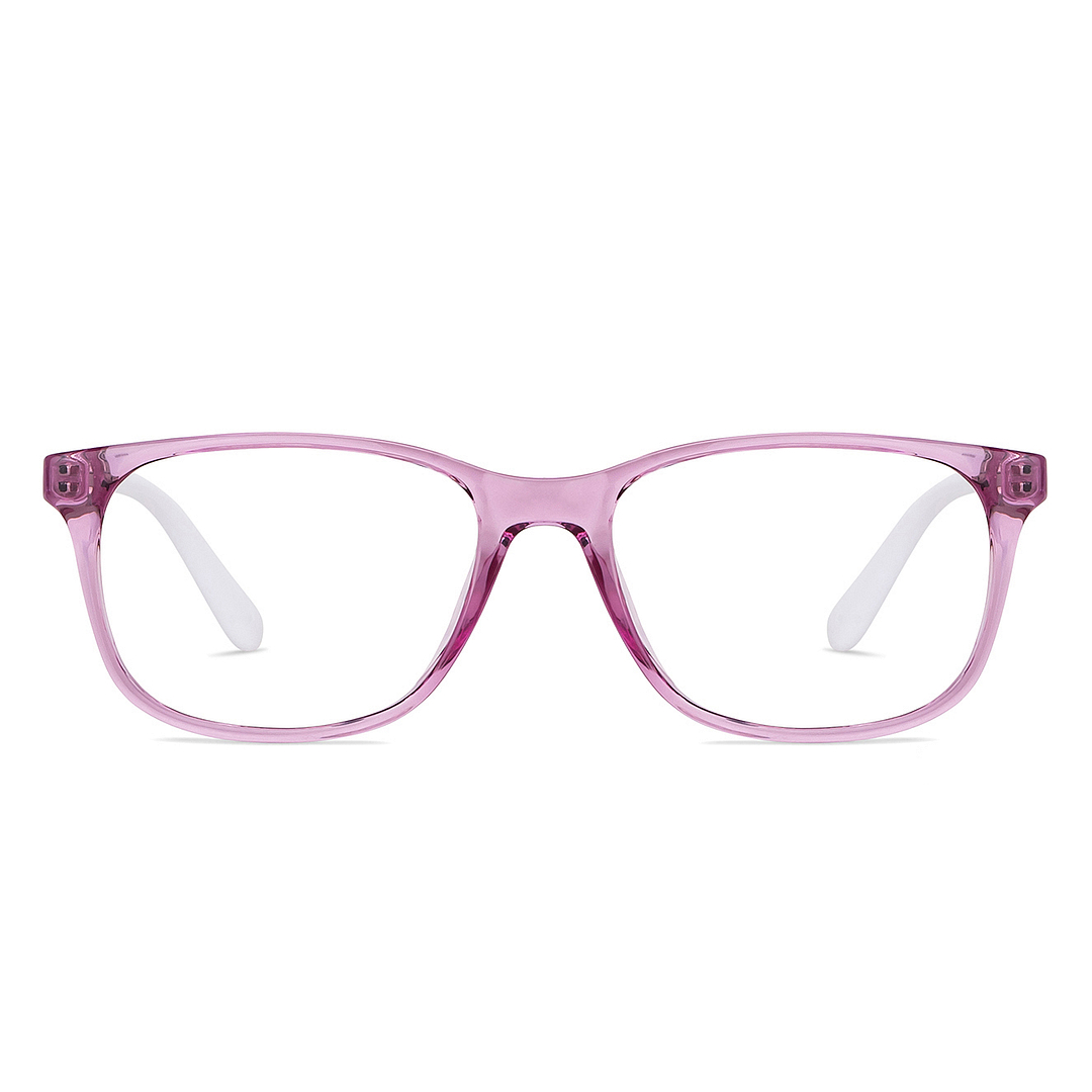 Hooper Online Pink Transparent Full Rim Rectangle left side