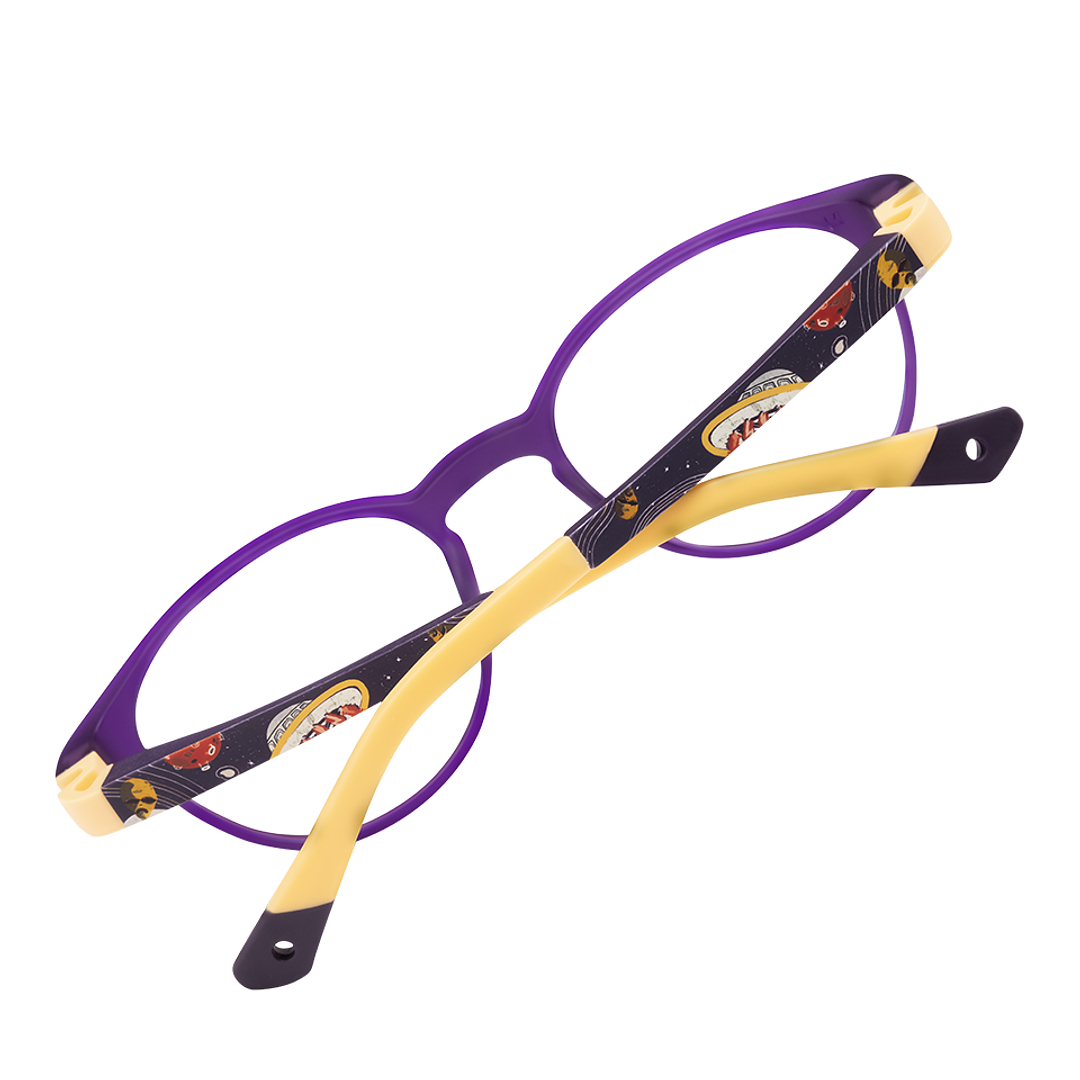 Hooper Purple Full Rim Round left side