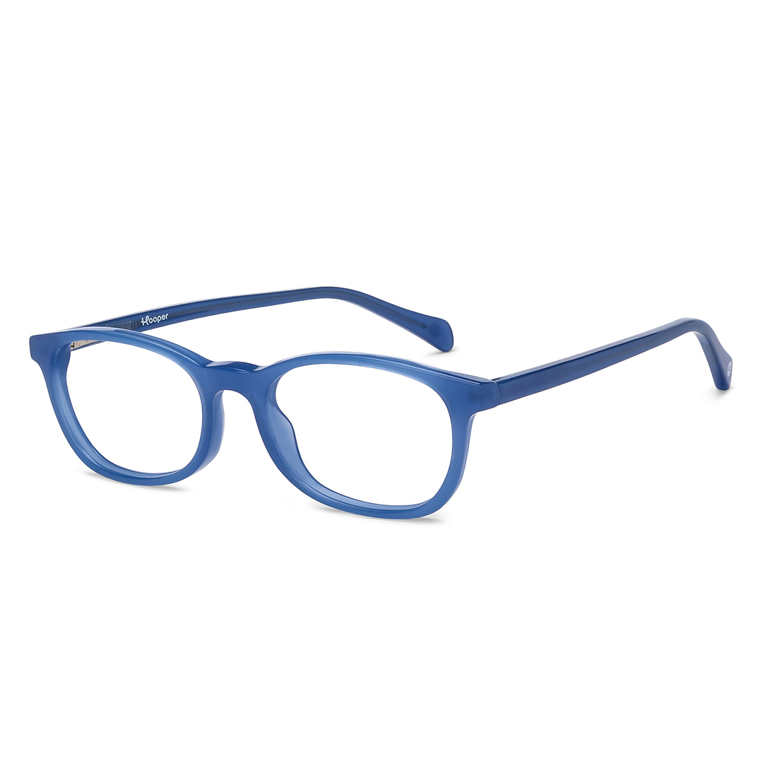 Hooper Online Sky Blue Full Rim Rectangle right side