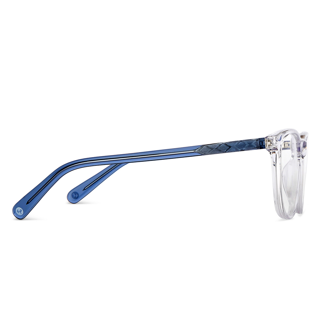 Hooper Online Sky Blue Full Rim Square left side