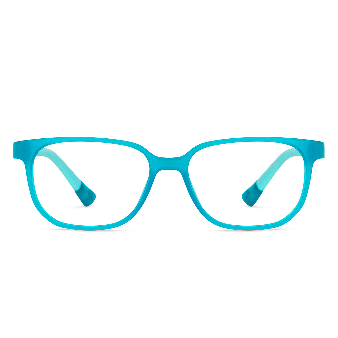 Hooper Online Sky Blue Full Rim Rectangle left side