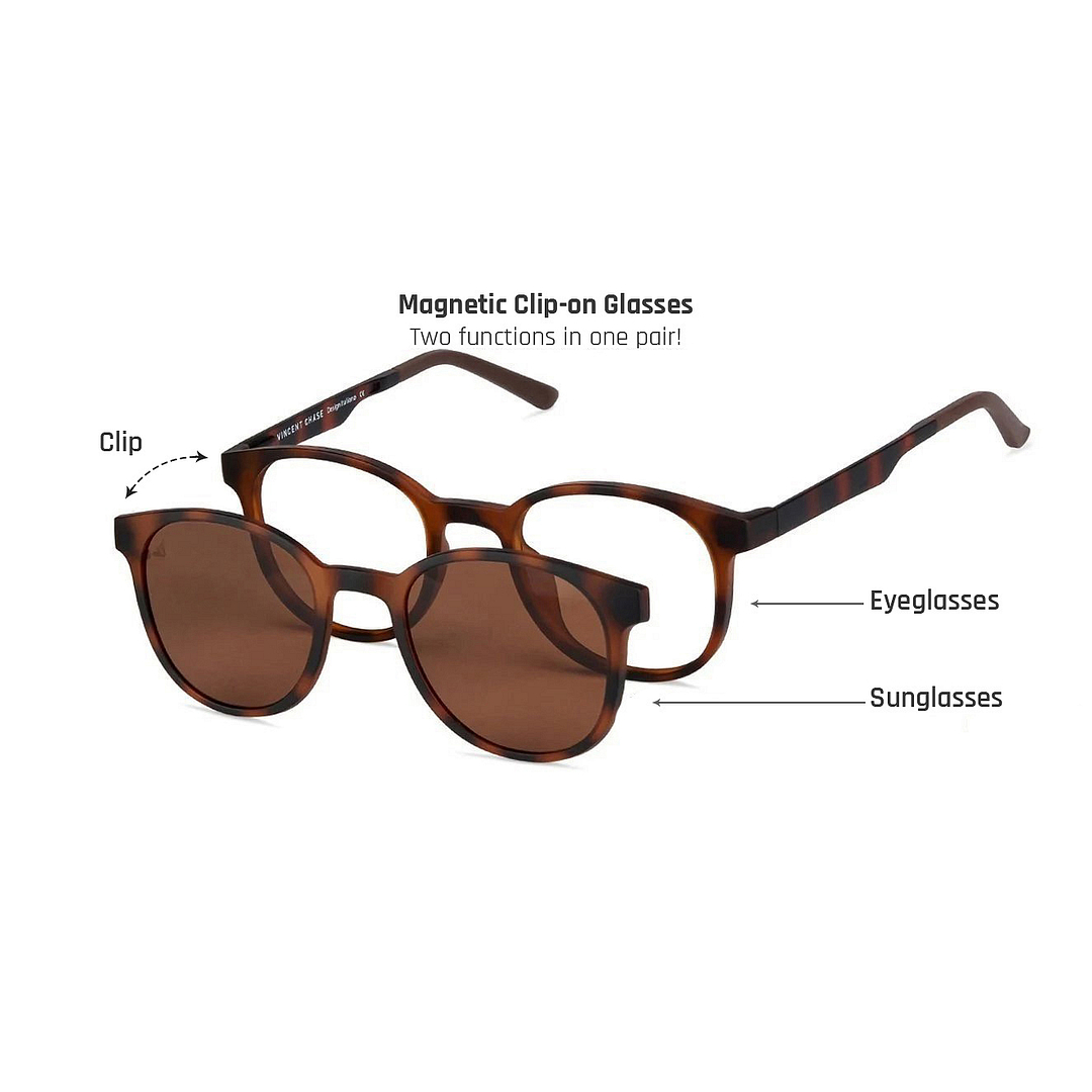 Hooper Online Tortoise Full Rim Round left side