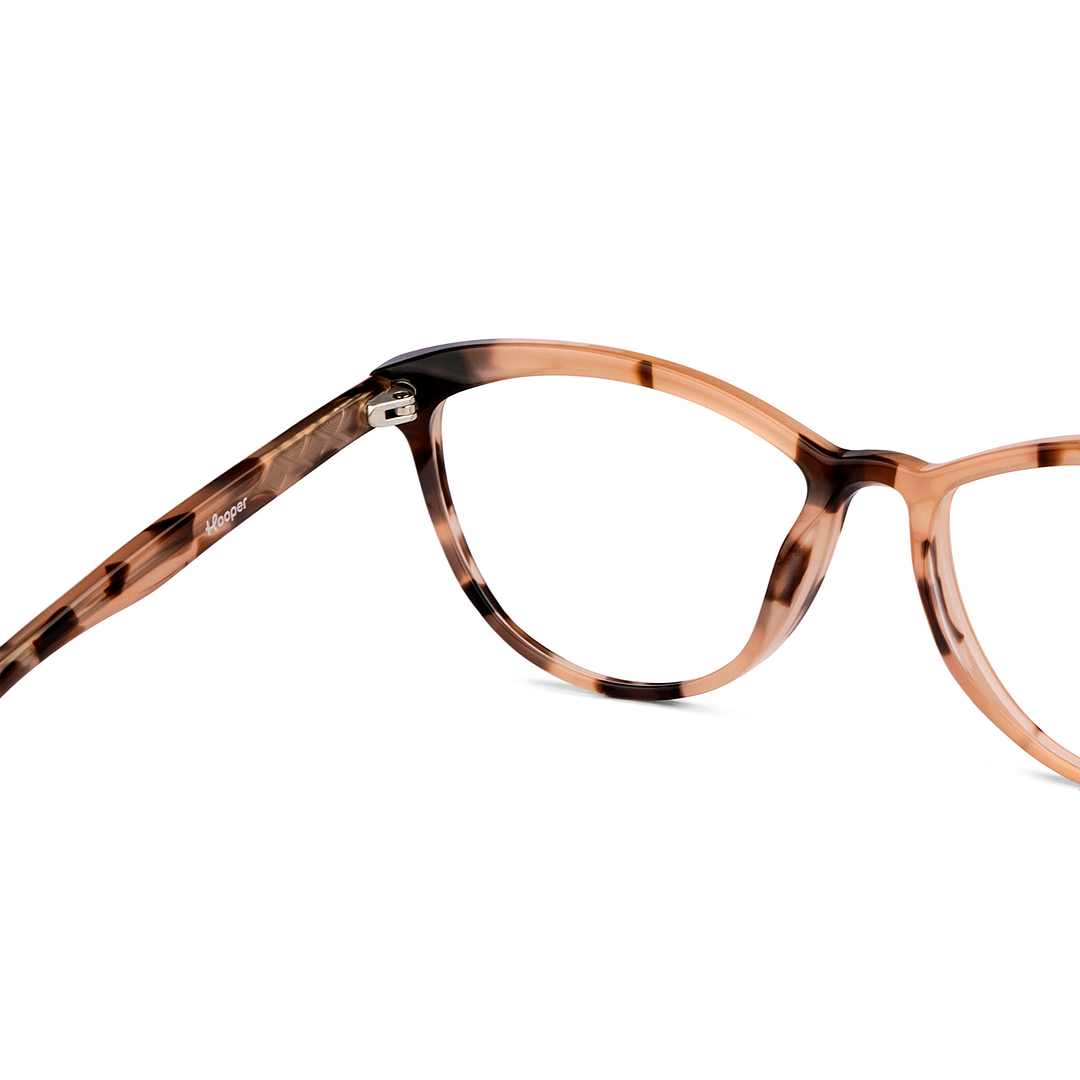 Hooper Online Tortoise Full Rim Cat Eye right side
