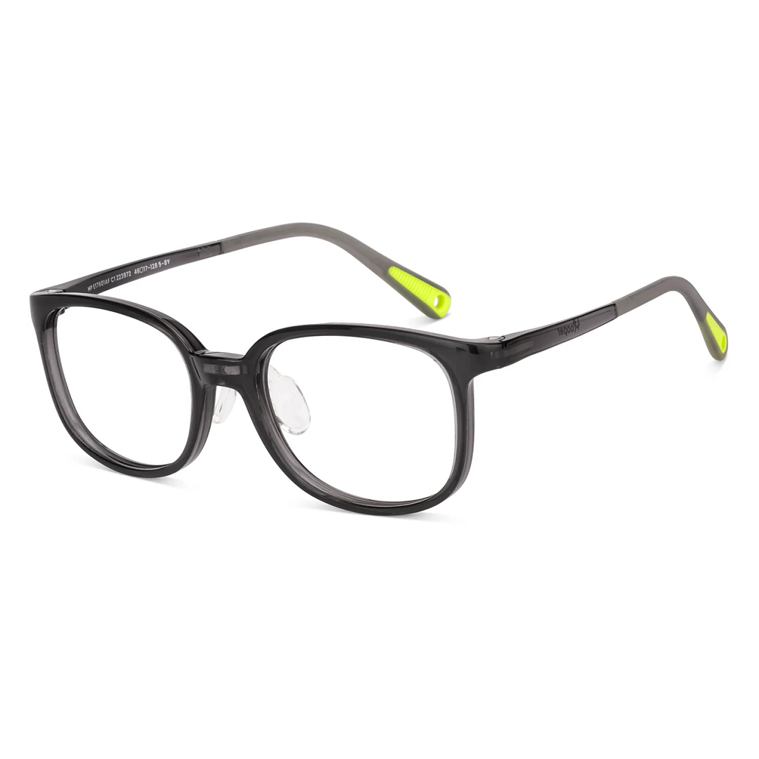 Hooper Black Transparent Full Rim Rectangle left side