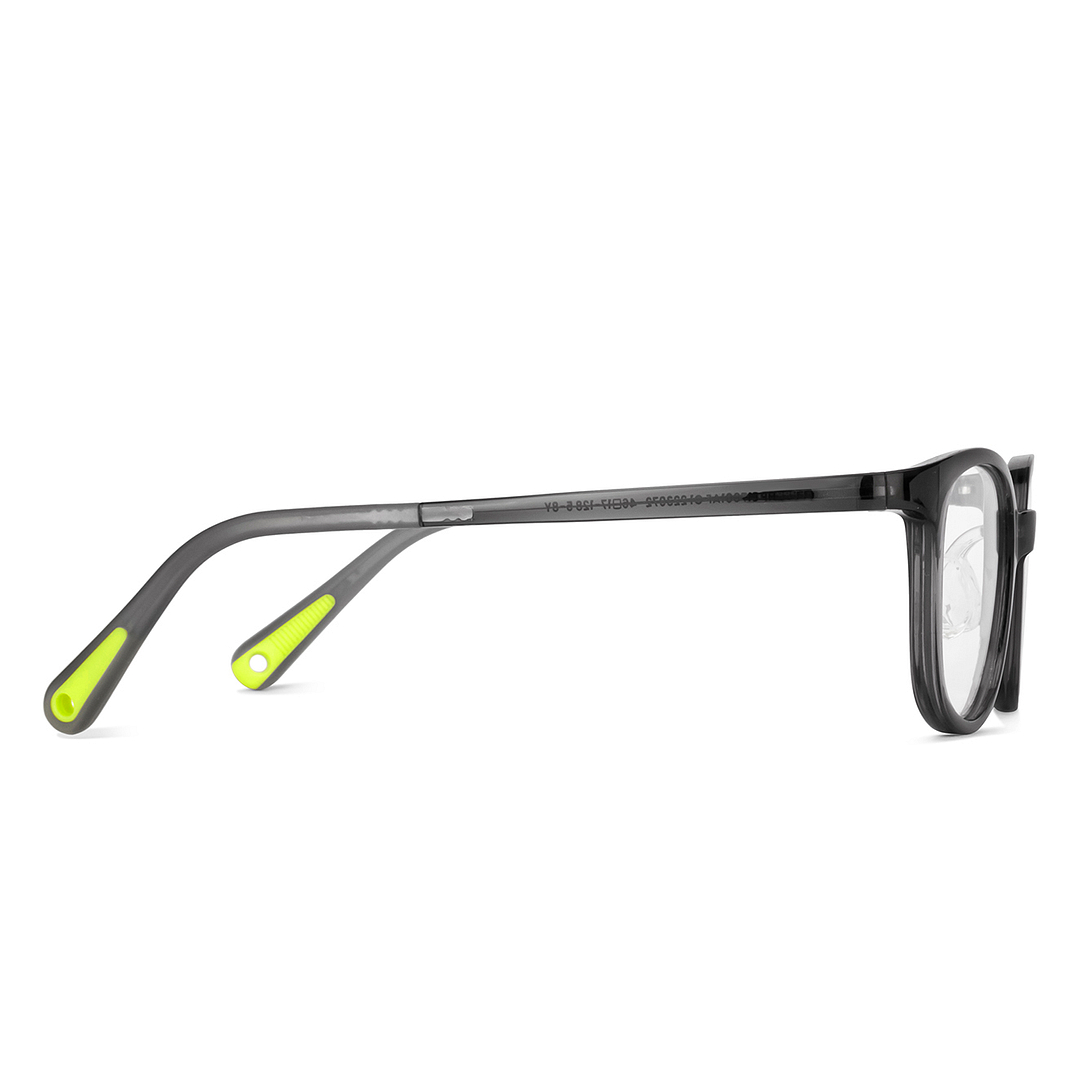 Hooper Black Transparent Full Rim Rectangle left side