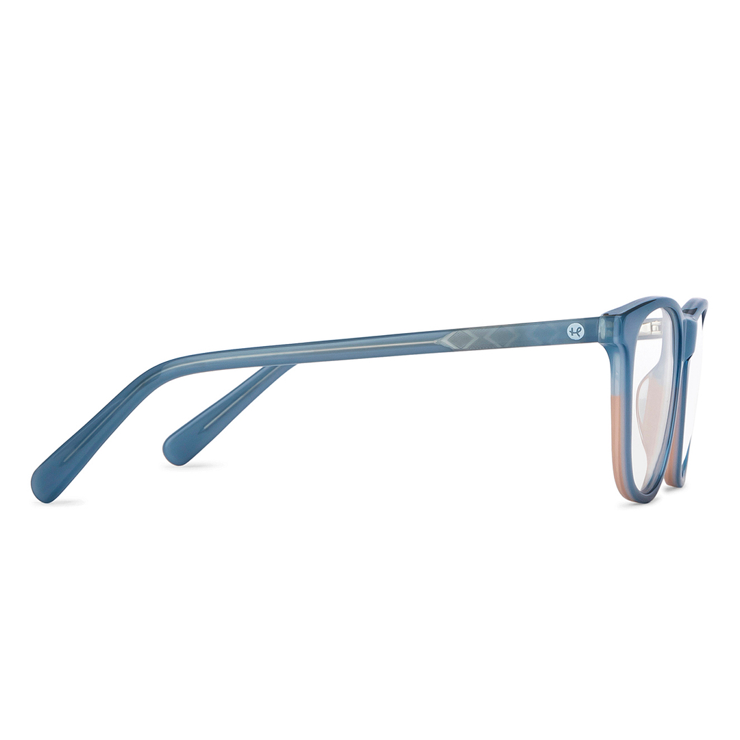 Hooper Online Sky Blue Full Rim Square left side