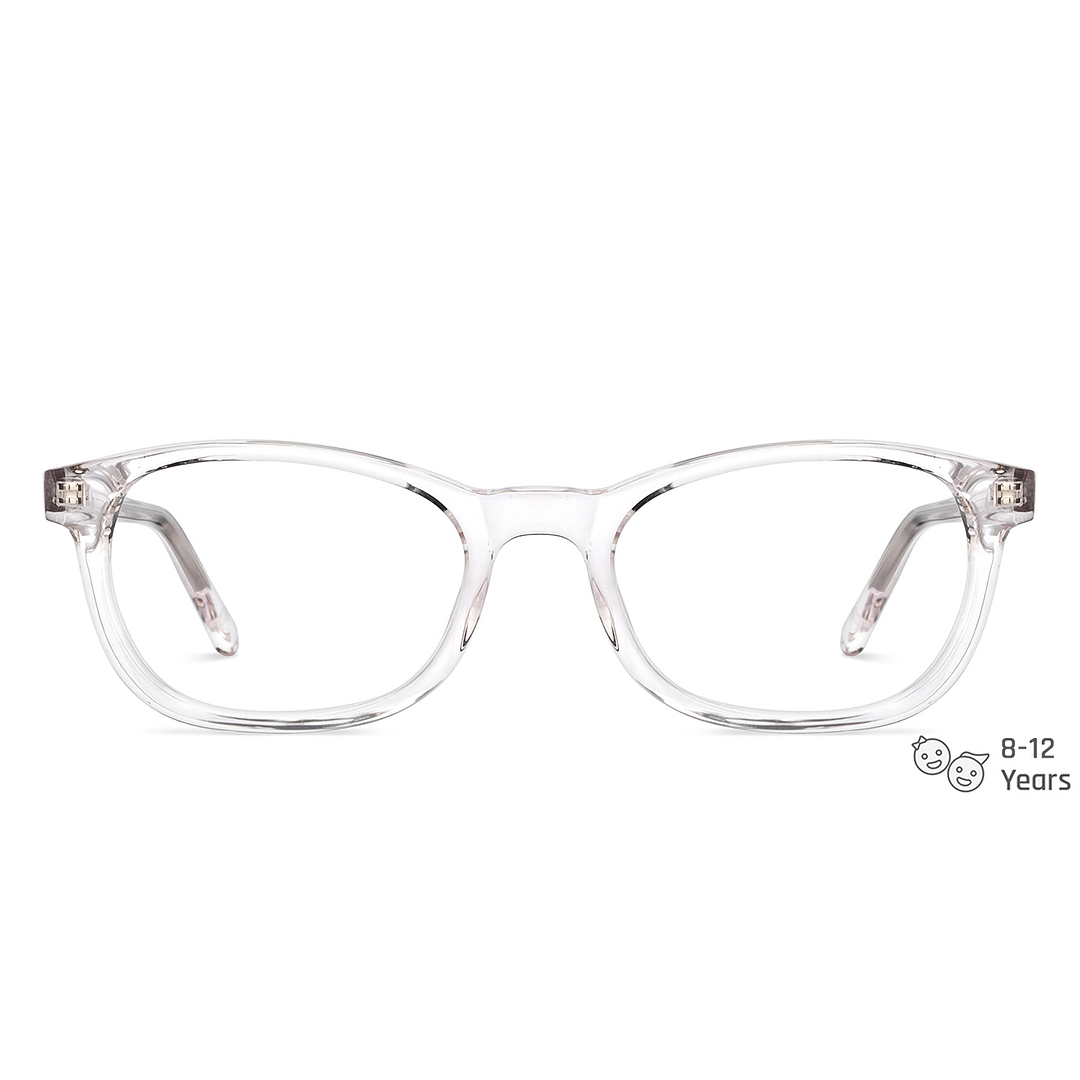 Hooper Crystal Transparent Full Rim Rectangle right side
