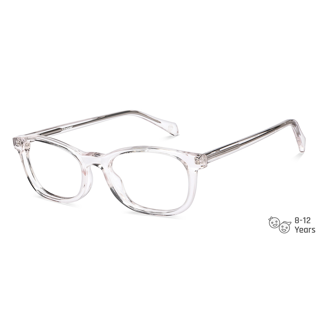 Hooper Crystal Transparent Full Rim Rectangle left side