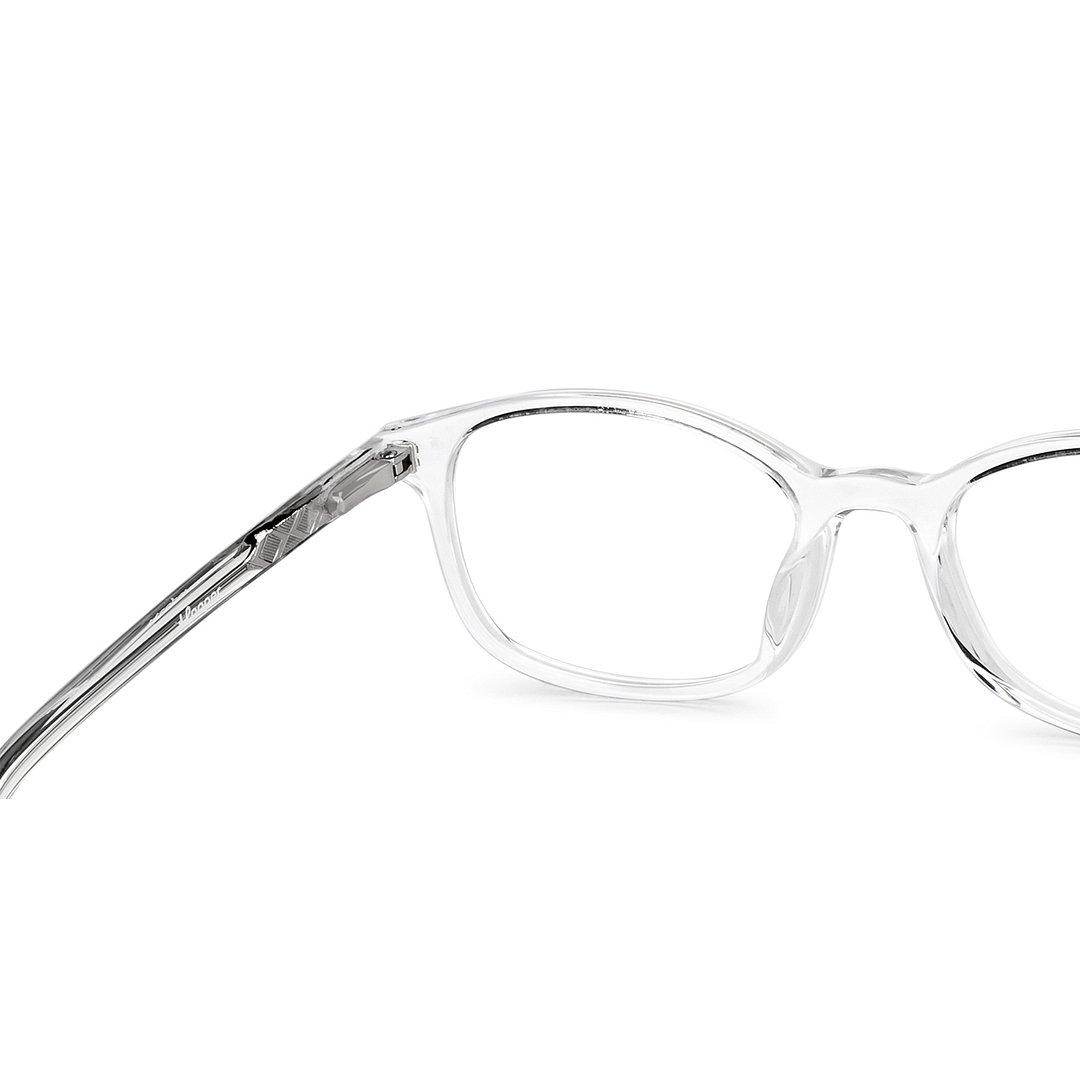 Hooper Online Crystal Transparent Full Rim Rectangle right side
