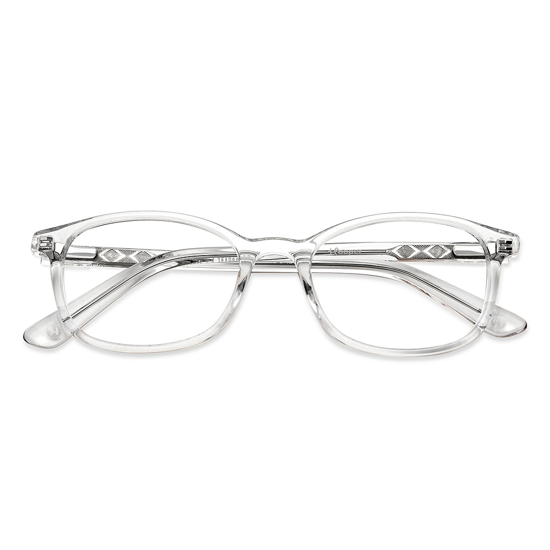 Hooper Online Crystal Transparent Full Rim Rectangle left side