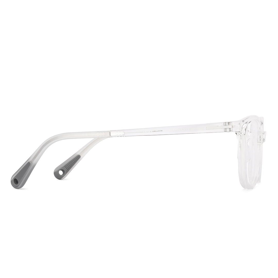 Hooper Crystal Transparent Full Rim Rectangle left side