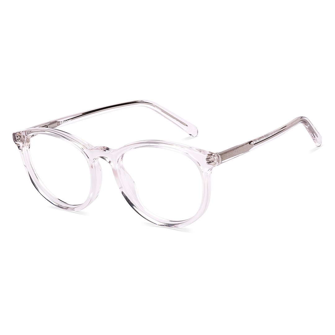 Hooper Online Crystal Transparent Full Rim Round left side