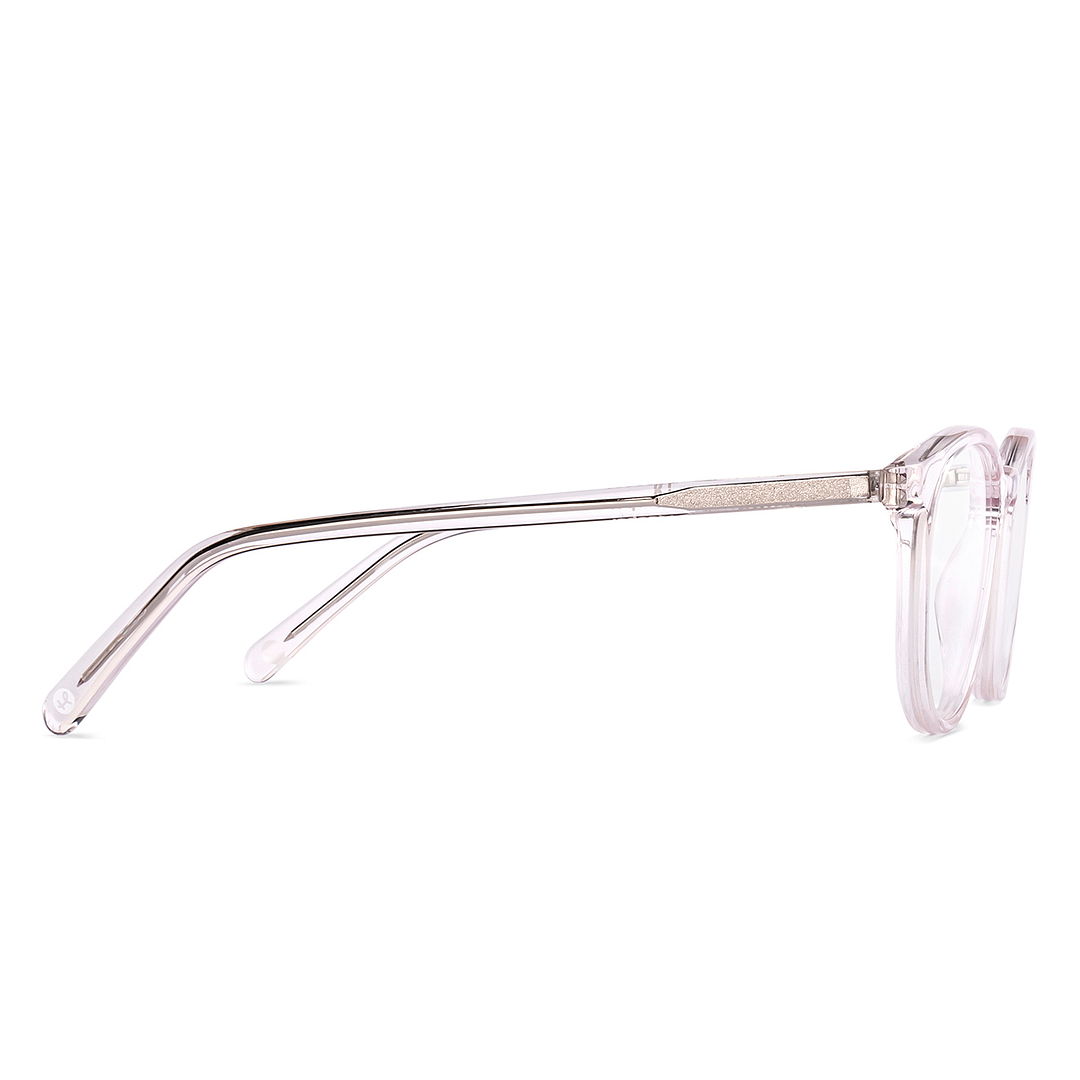Hooper Online Crystal Transparent Full Rim Round left side