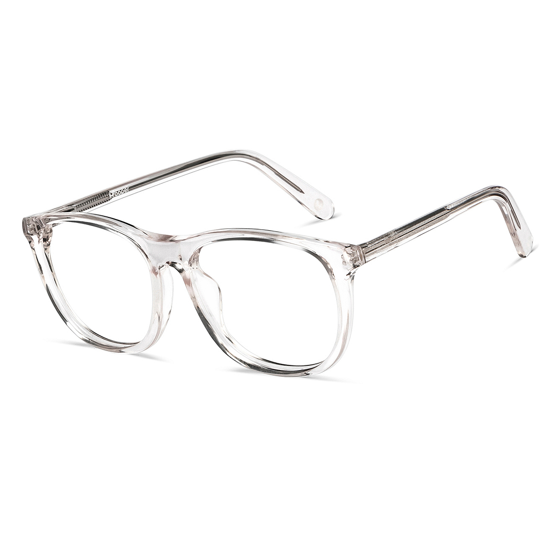 Hooper Crystal Transparent Full Rim Square right side
