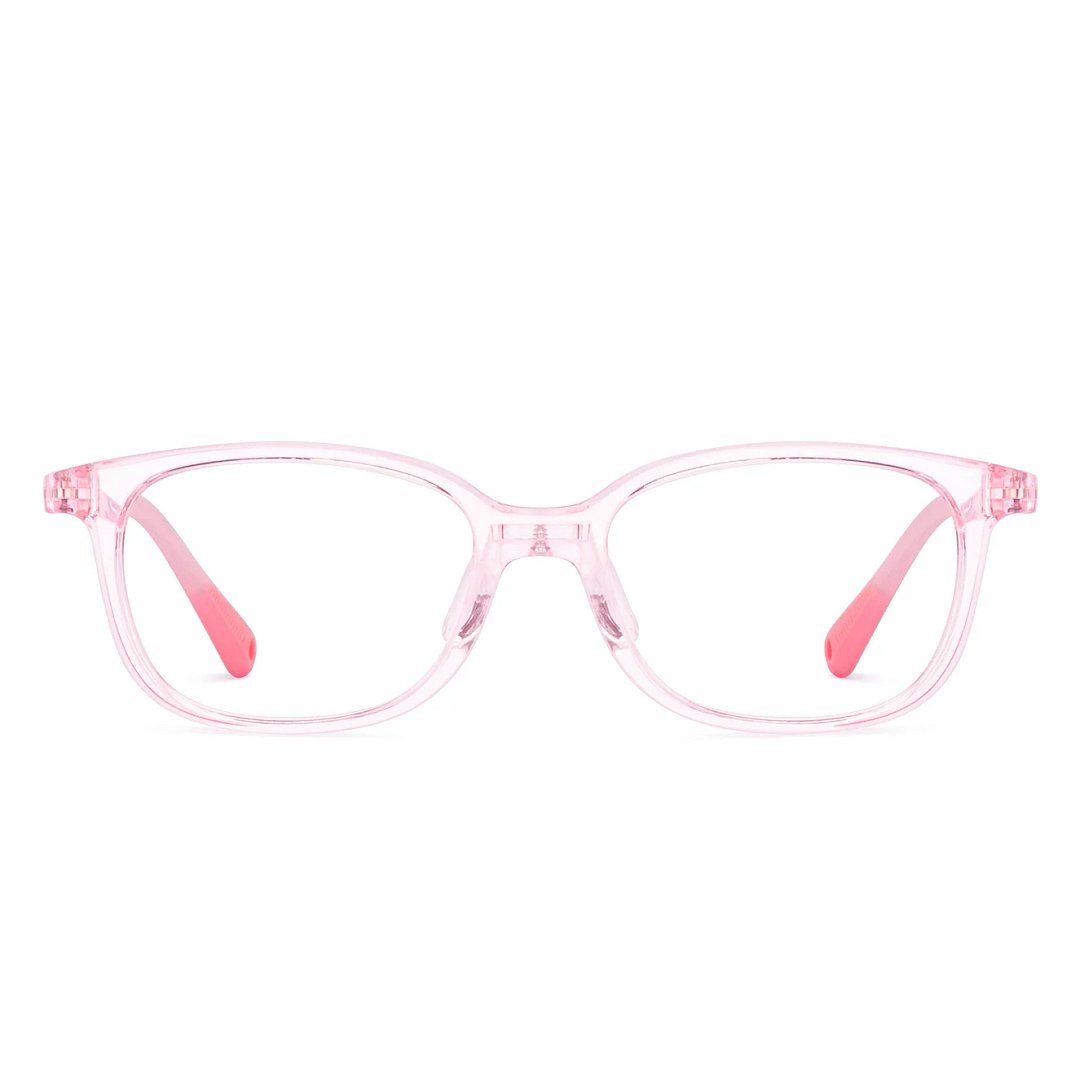 Hooper Pink Transparent Full Rim Rectangle right side