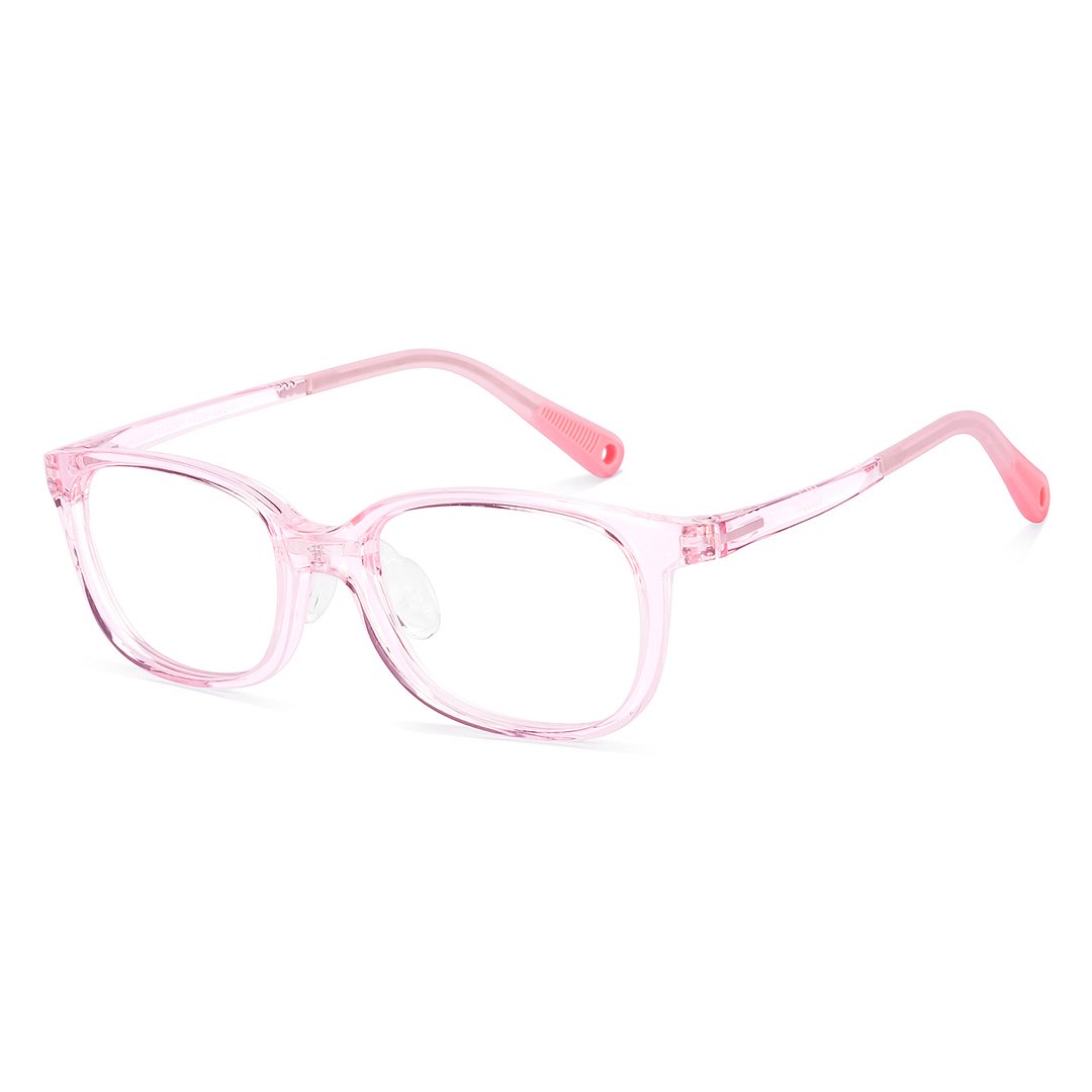 Hooper Pink Transparent Full Rim Rectangle right side