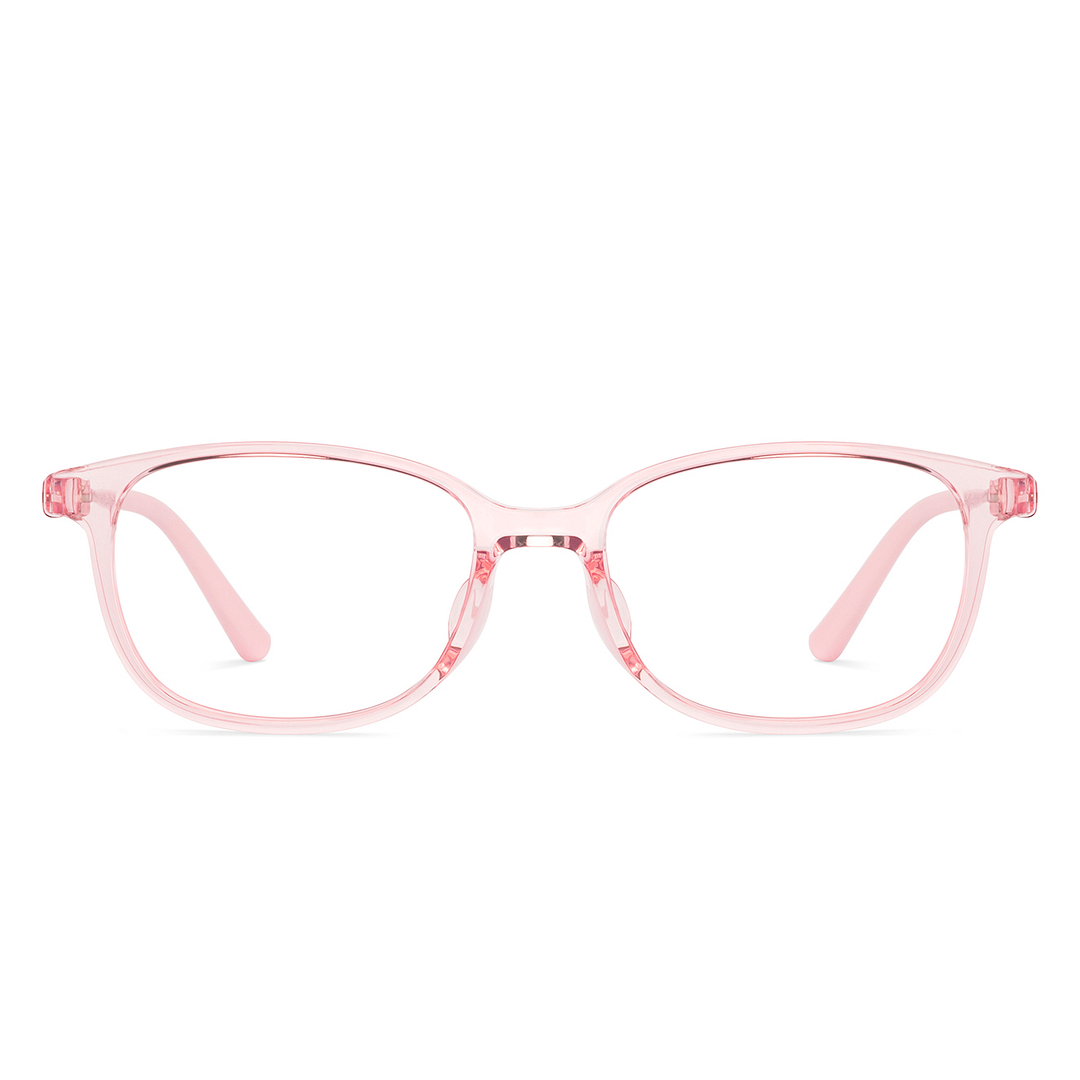 Hooper Pink Transparent Full Rim Rectangle right side