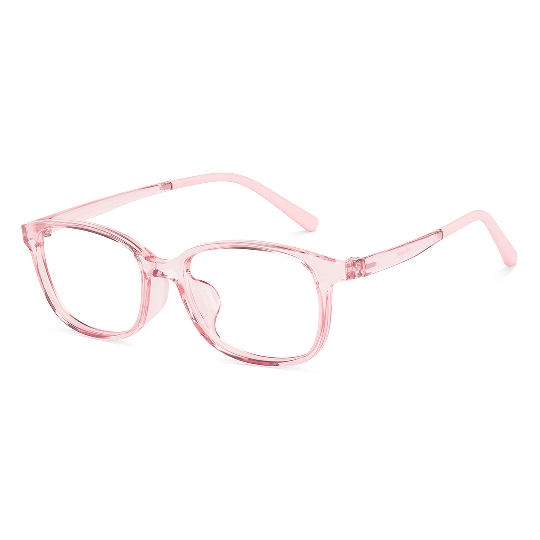 Hooper Pink Transparent Full Rim Rectangle right side