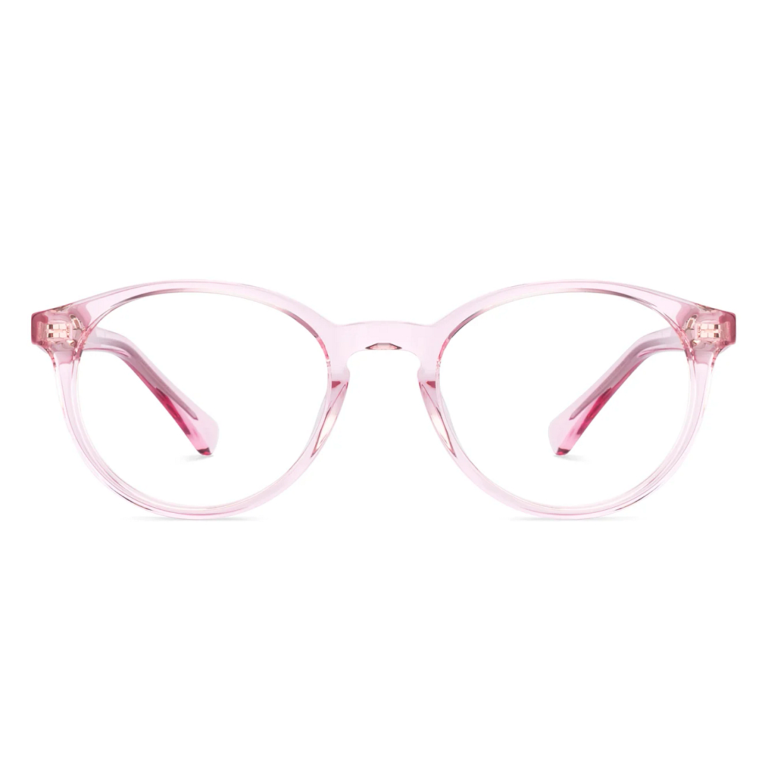 Hooper Online Pink Transparent Full Rim Round right side