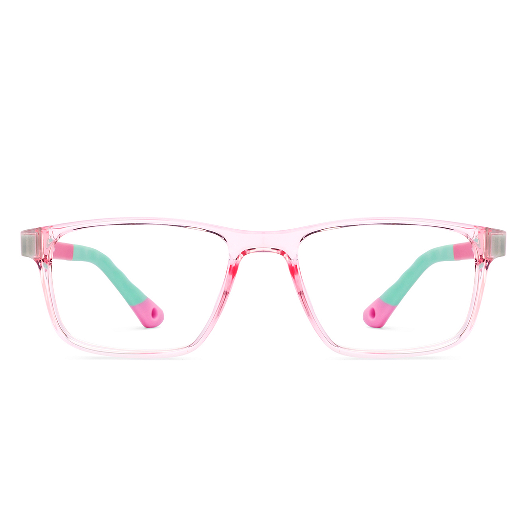 Hooper Online Pink Transparent Full Rim Rectangle right side