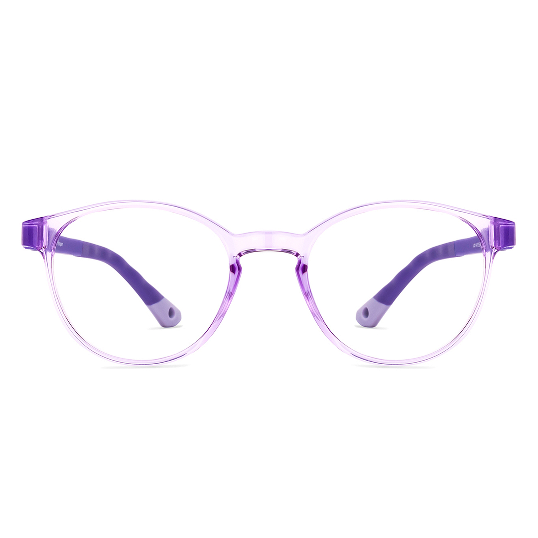Hooper Online Purple Transparent Full Rim Round right side