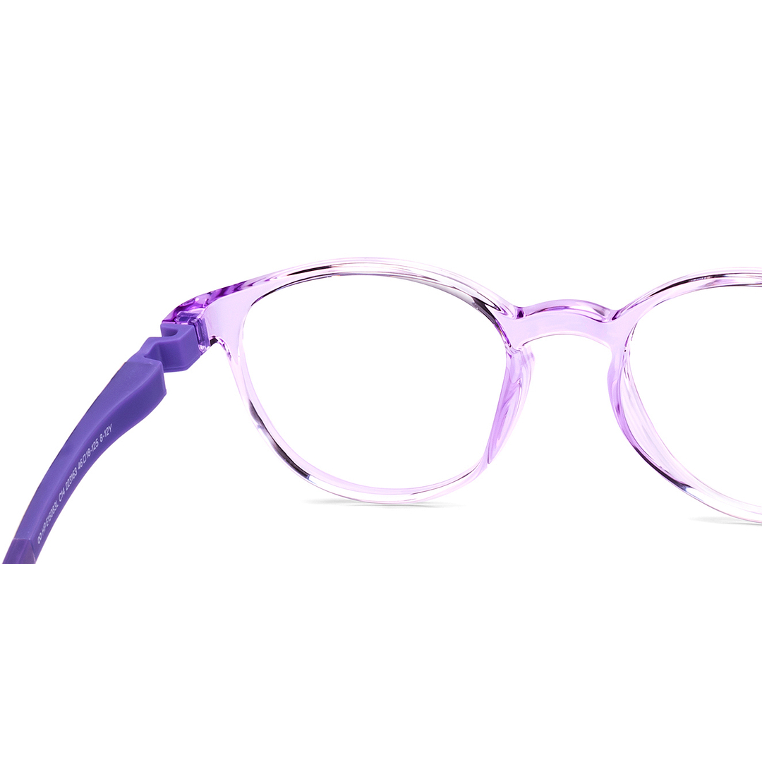 Hooper Online Purple Transparent Full Rim Round right side