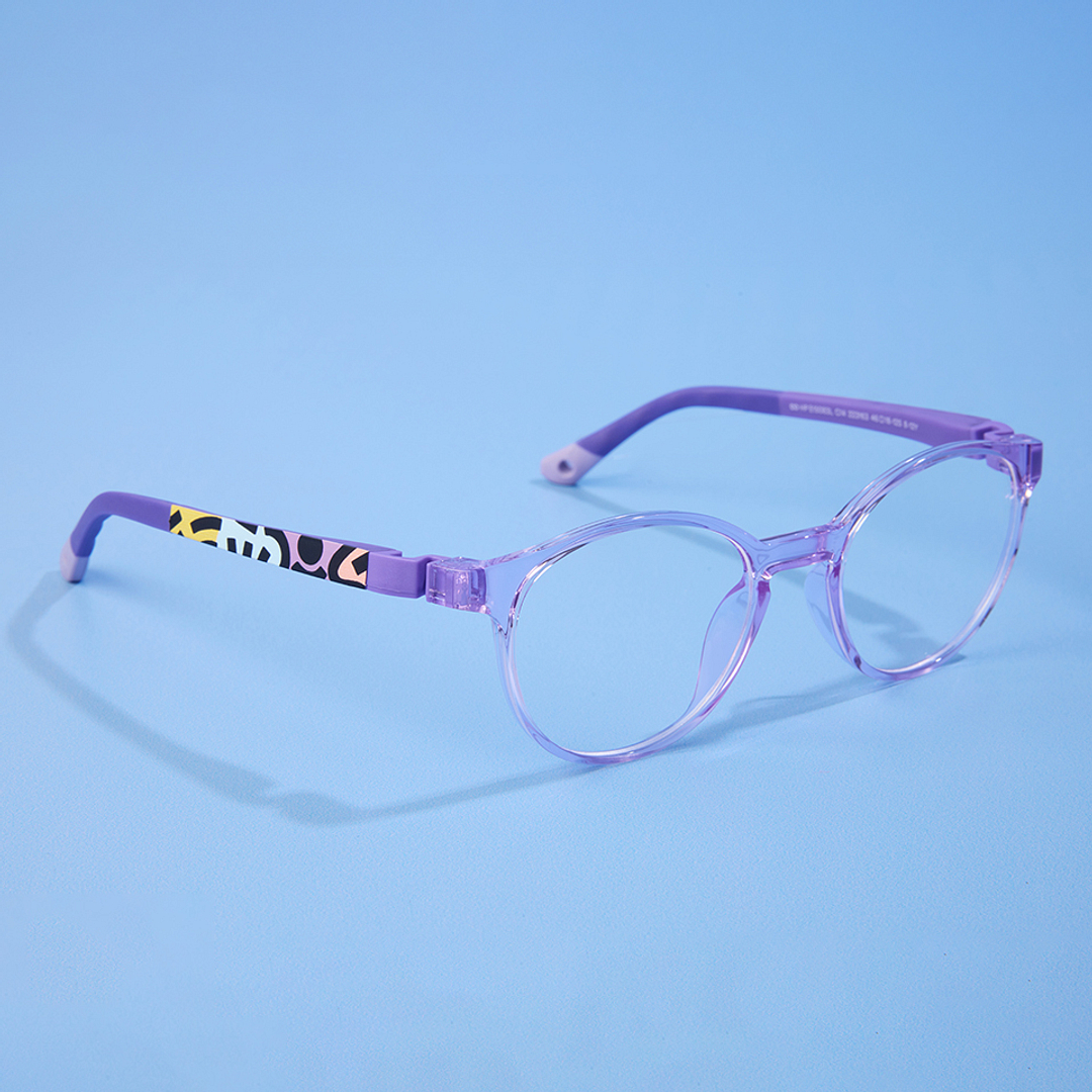Hooper Online Purple Transparent Full Rim Round right side
