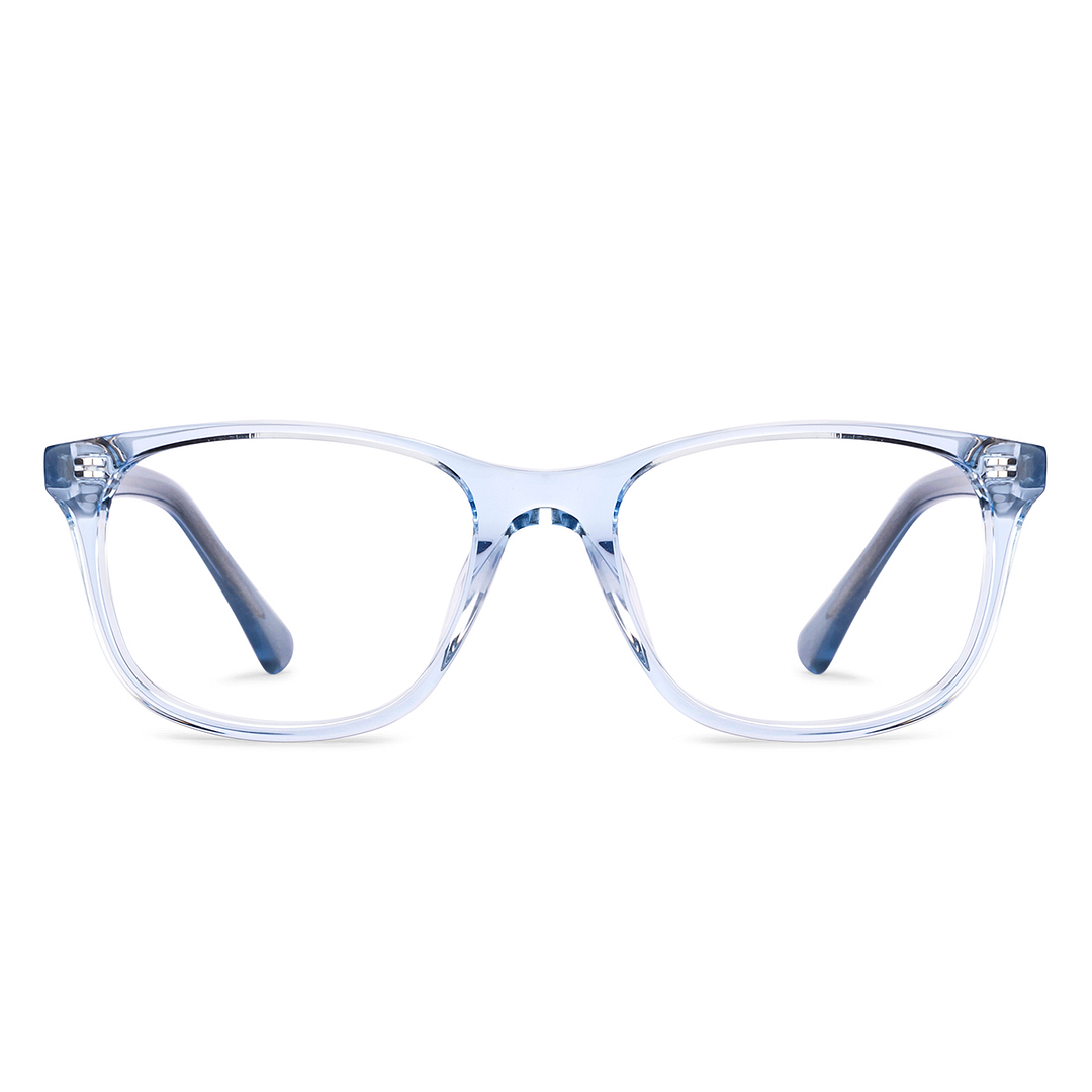 Hooper Blue Transparent Full Rim Rectangle right side