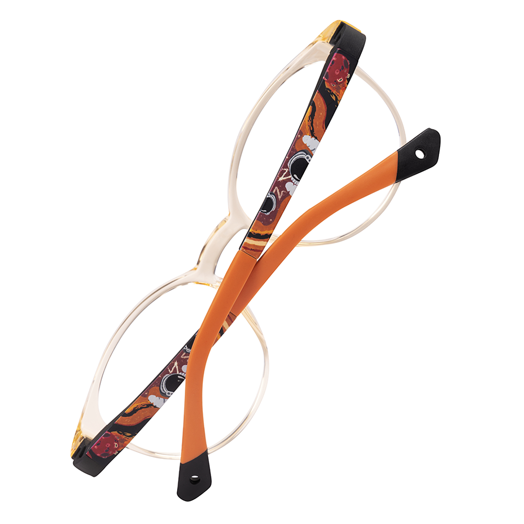 Hooper Online Yellow Full Rim Round left side