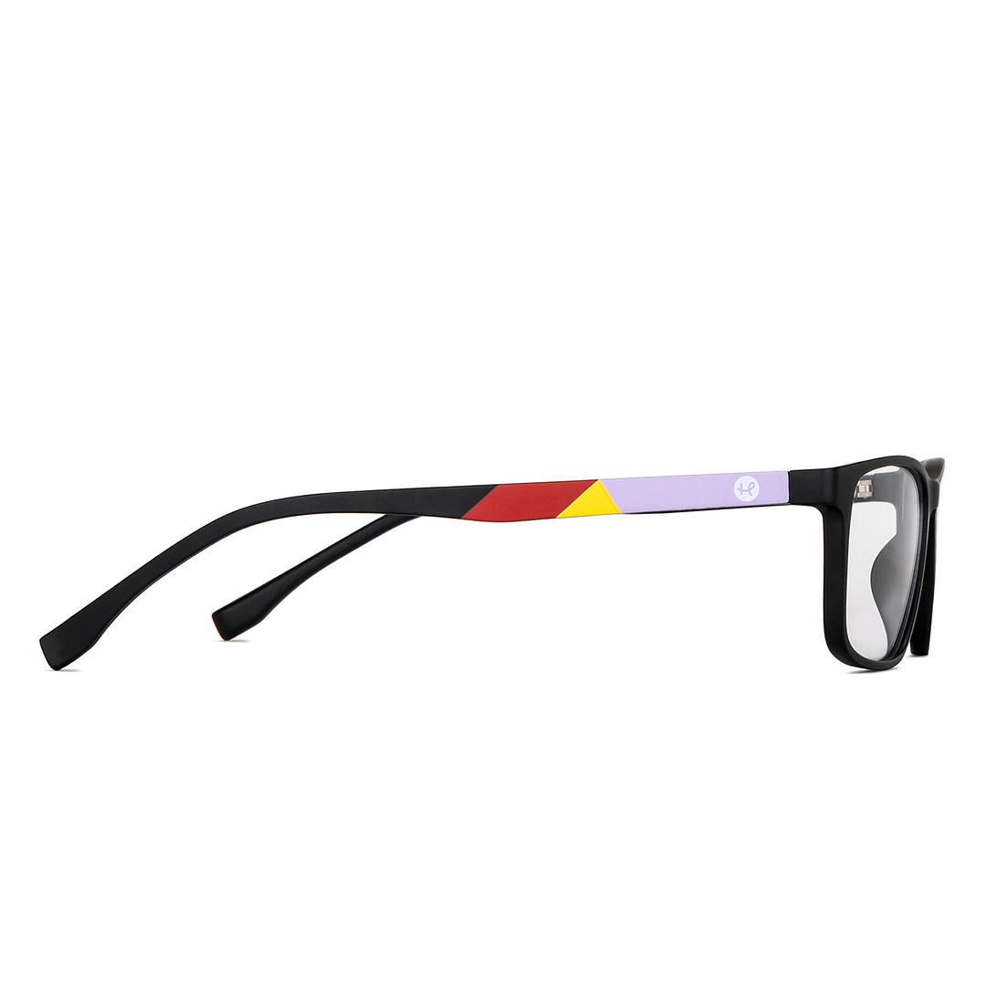 Hooper Online Black Full Rim Rectangle left side