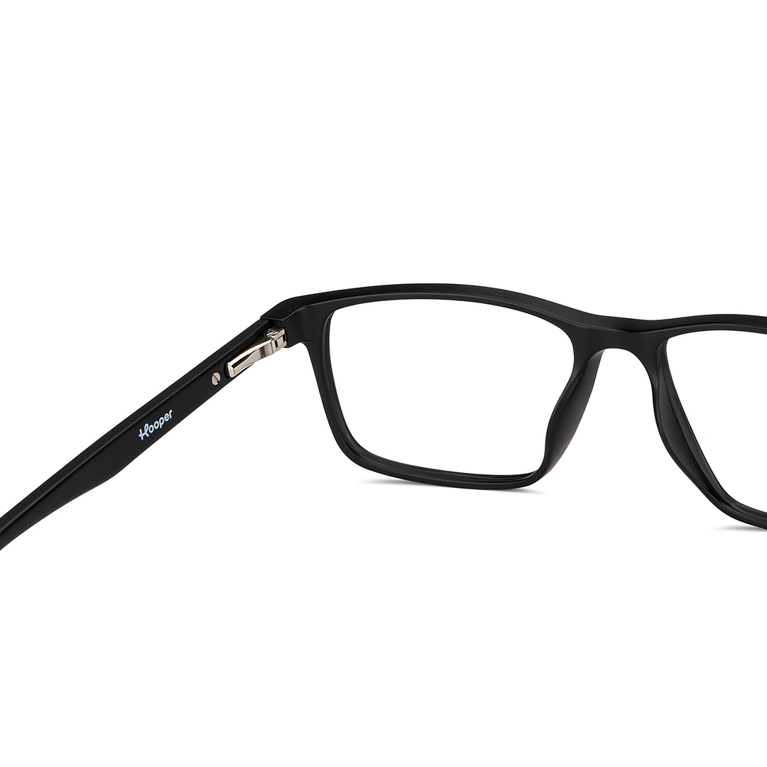 Hooper Online Black Full Rim Rectangle right side