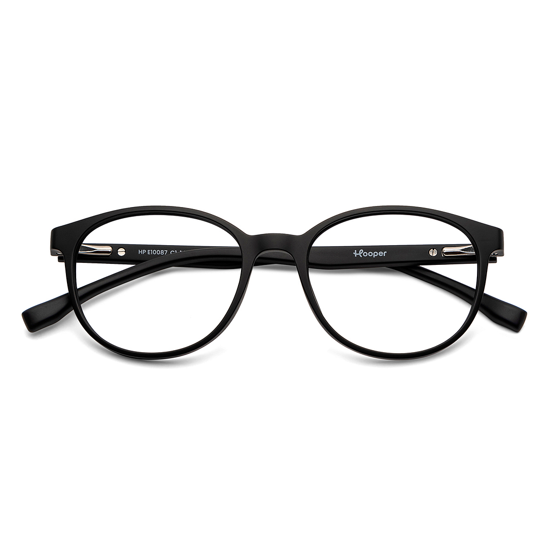 Hooper Online Black Full Rim Round left side