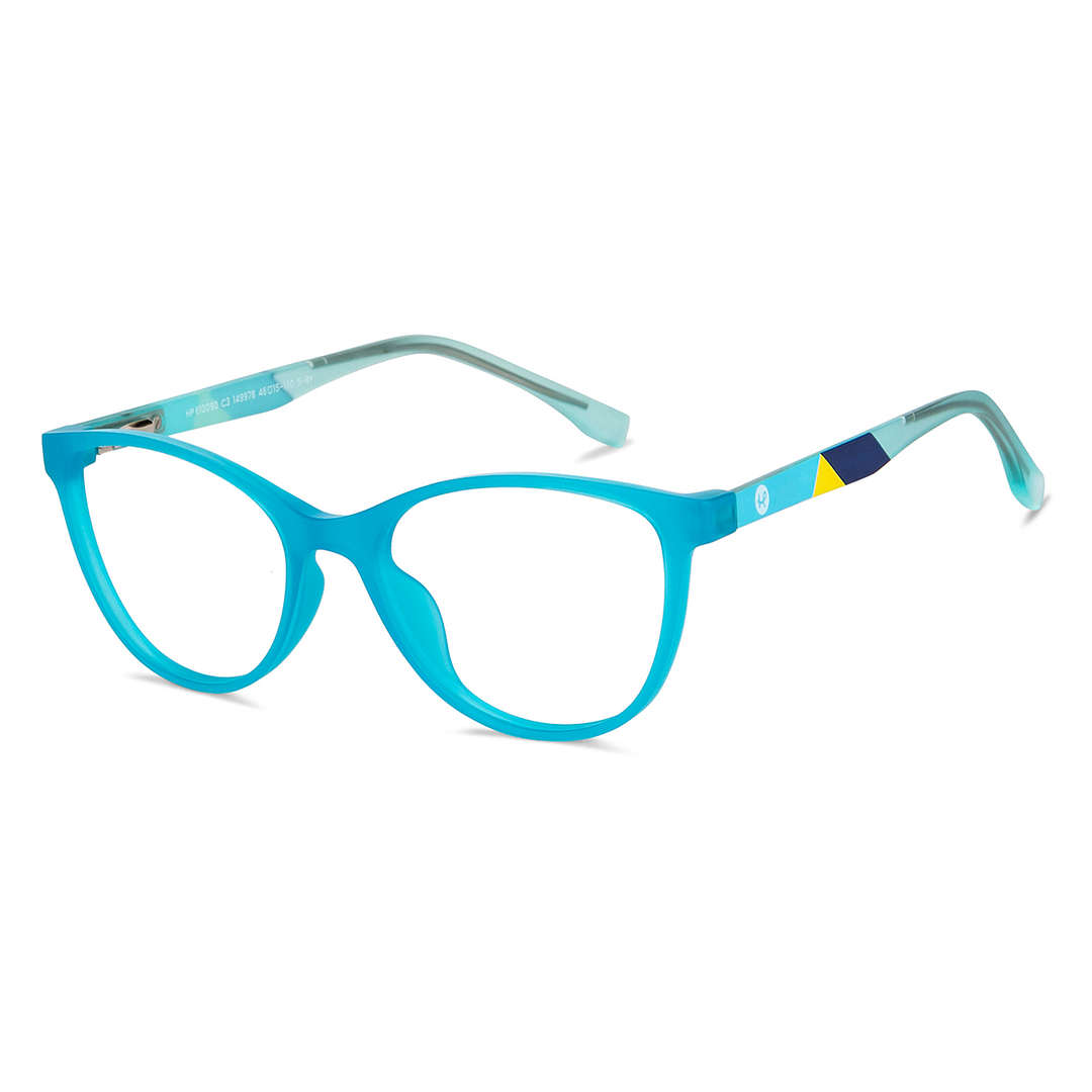 Hooper Online Sky Blue Full Rim Cat Eye right side