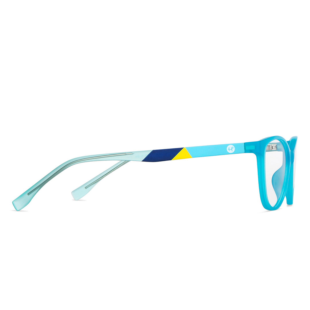 Hooper Online Sky Blue Full Rim Cat Eye left side