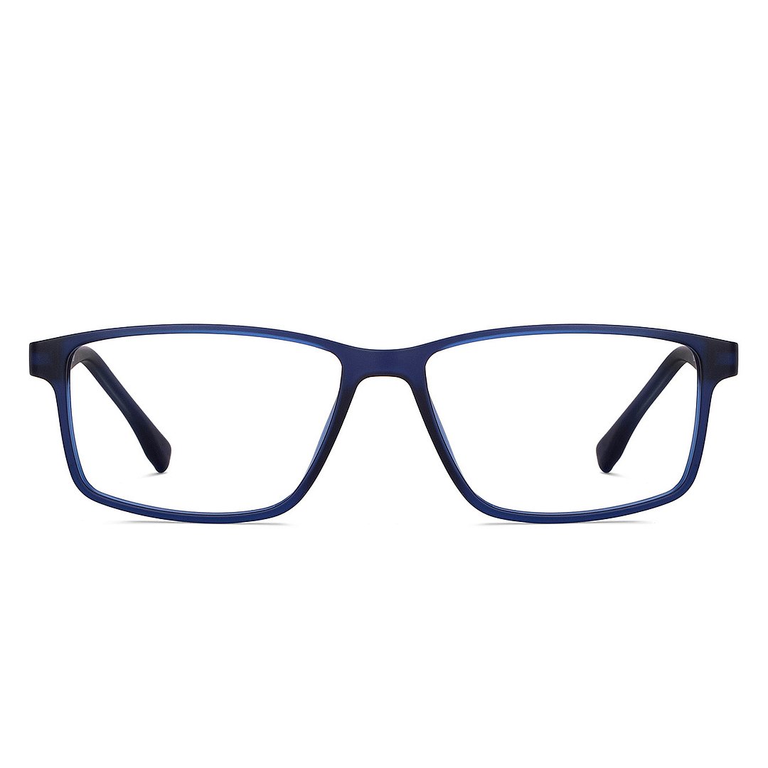 Hooper Sky Blue Full Rim Rectangle right side