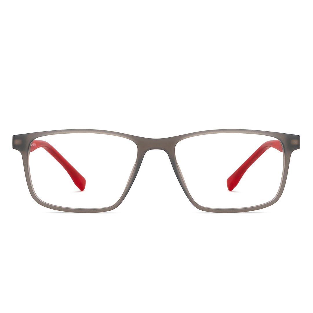 Hooper Online Light Gray Full Rim Rectangle left side