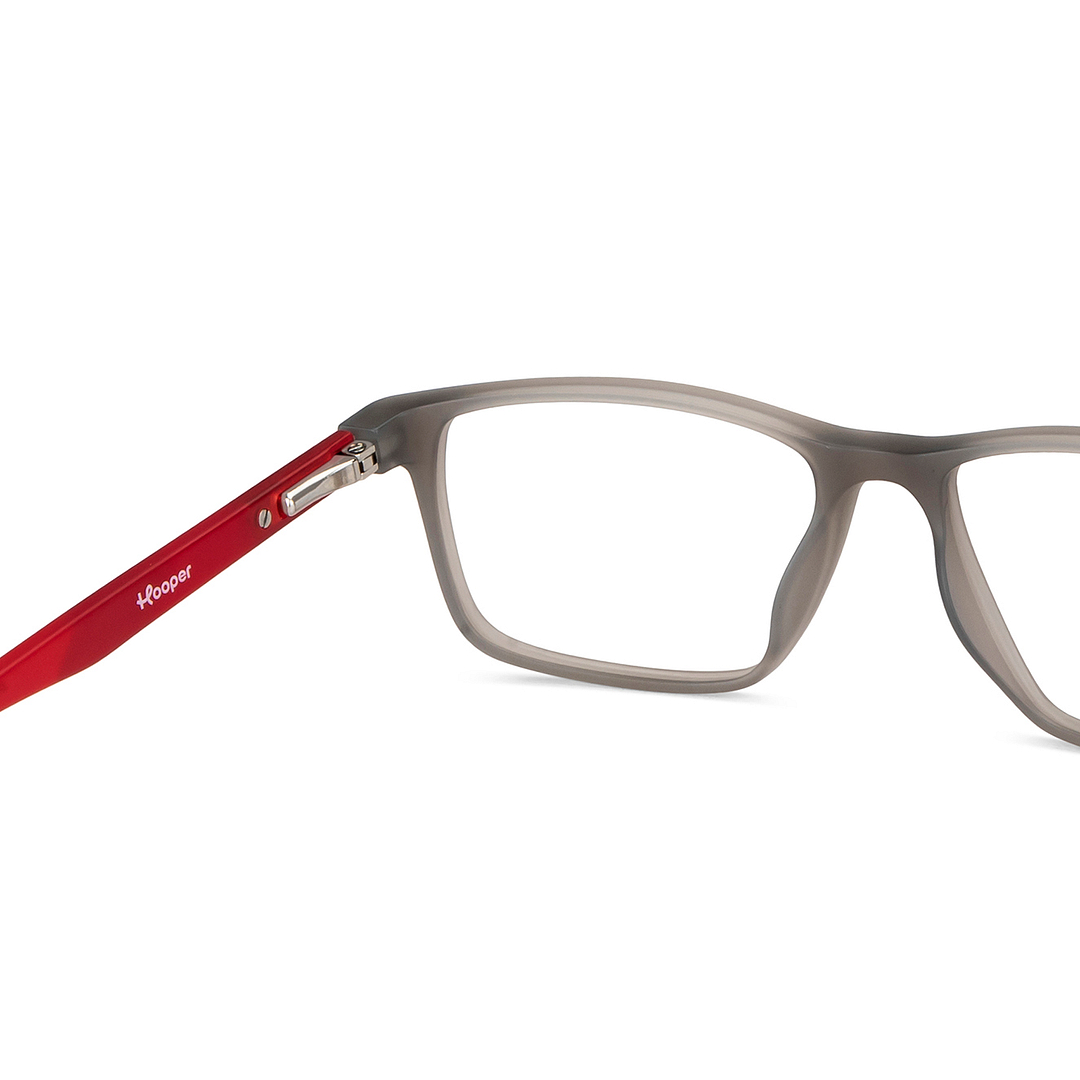 Hooper Online Light Gray Full Rim Rectangle right side