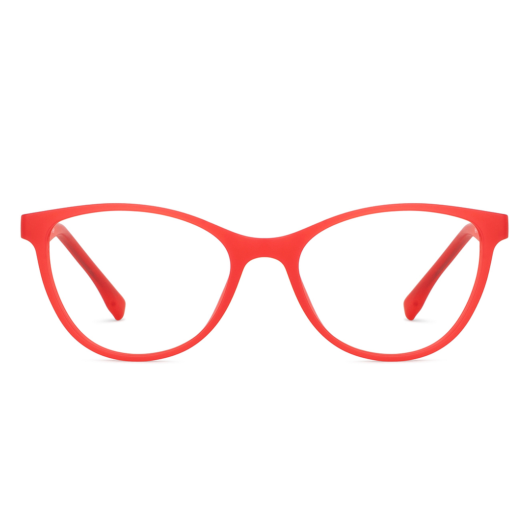 Hooper Online Red Full Rim Cat Eye left side